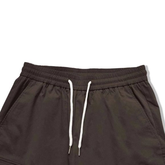 Coffee Brown Mens Cargo Pants - Picture 4 of 5